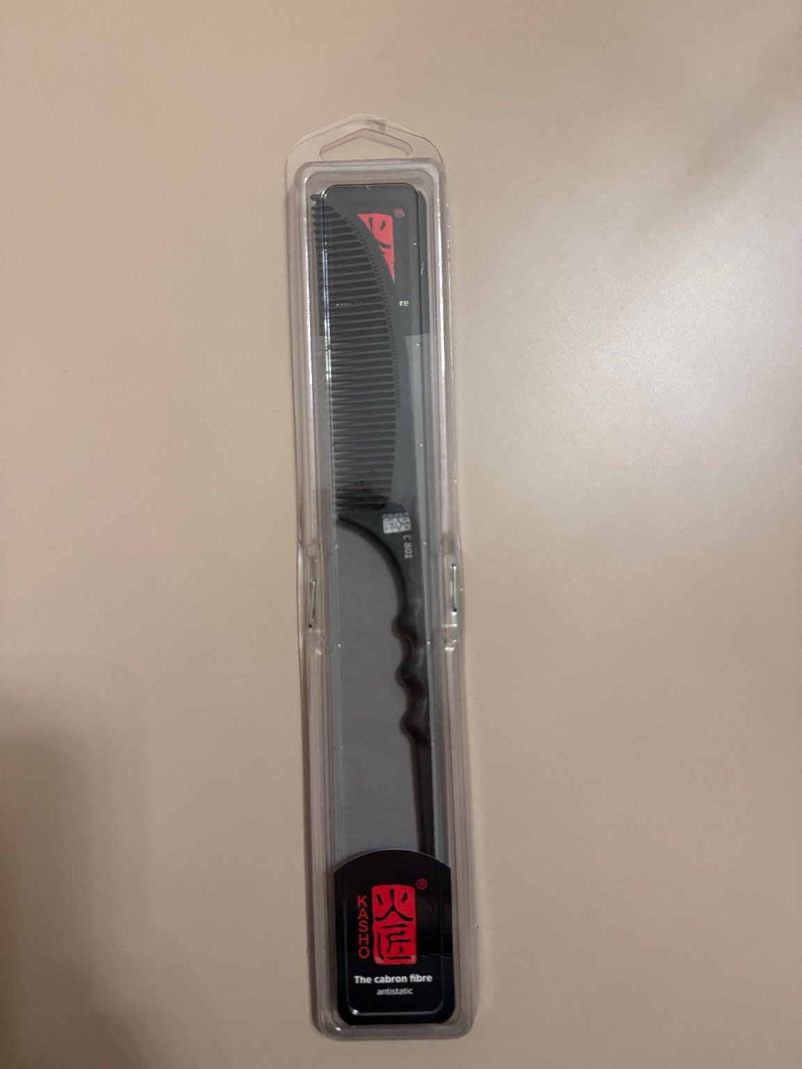 Kasho C801 tarak, orijinal ambalajlı ürün fotoğrafı